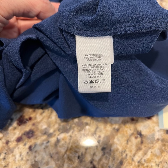 CeCe Cold Shoulder Ruffle Top - Picture 7 of 8